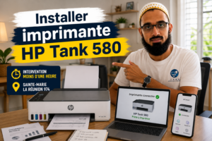 Installer imprimante hp tank 580