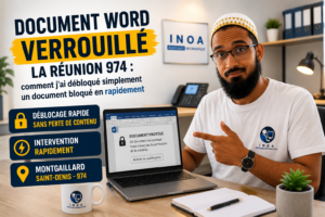 Document Word verrouillé à La Réunion 974