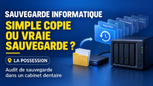 Audit sauvegarde informatique La Réunion dans un cabinet dentaire à La Possession